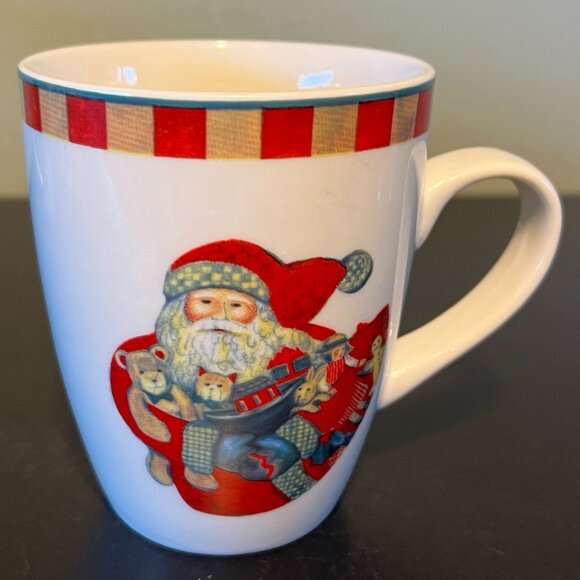 Lot of 3 Snowmen and Santa Claus  Winter Ceramic Mugs - Picture 5 of 14